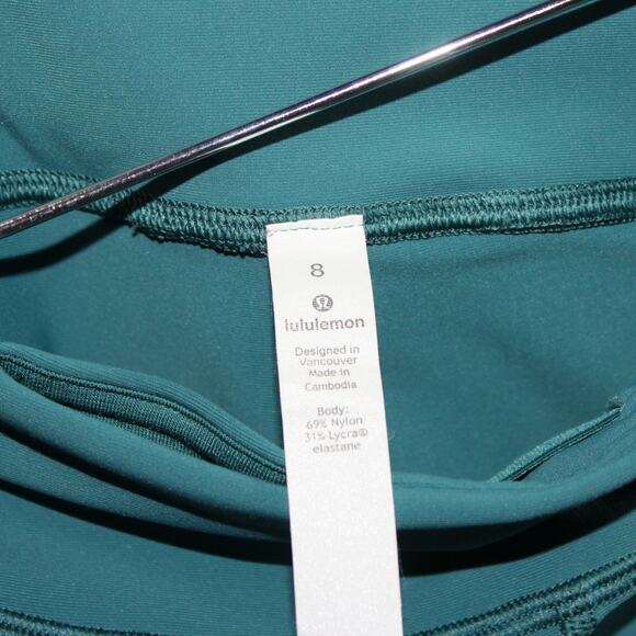 Lululemon Tight Stuff Tight in Teal Green Size 8 - Picture 8 of 8